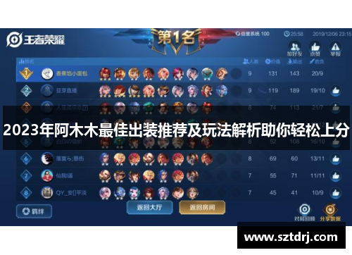 2023年阿木木最佳出装推荐及玩法解析助你轻松上分 2023年阿木木最佳出装推荐及玩法解析助你轻松上分